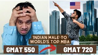 How I scored GMAT 700 from 550 in 3 Attempts  Indian Top US MBA Experience Prep Tips  Shlok Gupta [upl. by Itak]