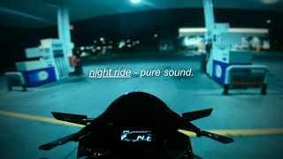 night ride  pure sound yamaha r7 [upl. by Aneled]