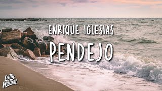 Enrique Iglesias  PENDEJO LyricsLetra [upl. by Petr698]