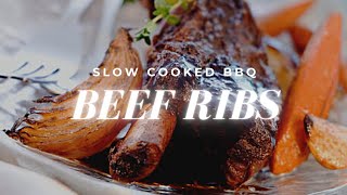 BEEF BBQ RIBS RECIPE  SUMMER BBQ SPECIAL  Shaheens Meal [upl. by Yehc]