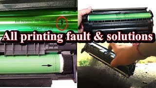 Toner Cartridge Printing Defects  Causes and Solutions Step by Step process [upl. by Hamfurd]