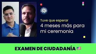 Tuve que esperar 4 meses más para mi ceremonia  Ciudadanía americana 2024 [upl. by Cross]