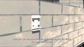 Montage und Einstellung der Markise EUROPE 2020  2050 [upl. by Dieterich]