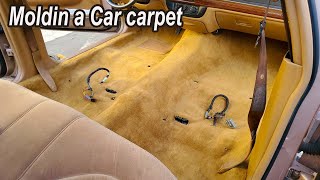 How to Mold a car carpet Like Original  Cars Upholstery [upl. by Weingartner]