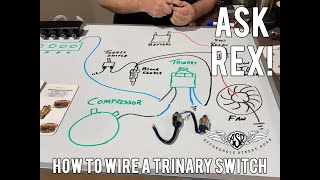 How To Wire A Trinary Switch To Your Cars Electric Fan [upl. by Mazonson]