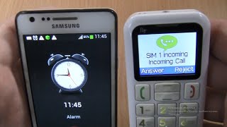 Fly Ezzy 5Samsung S2 plus Incoming call amp Ringing alarms at the Same Time [upl. by Pulchi]