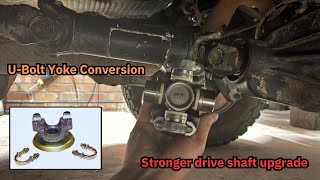 Jeep TJ Drivetrain Upgrade Dana 44 UBolt Yoke amp Universal Joint Installation [upl. by Muire]