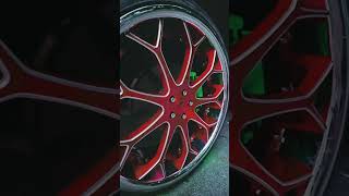 Jaguar FPace SType Brake calipers wheels Paint And Vinyl Wrap [upl. by Noyart]