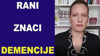 RANI ZNACI DEMENCIJEdr Bojana Mandič [upl. by Hayilaa]