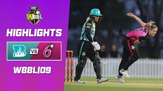 Brisbane Heat v Sydney Sixers  WBBL09 [upl. by Litman]