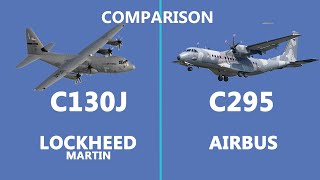 Comparison of the C130J vs C295 cargo aircraft [upl. by Homere498]