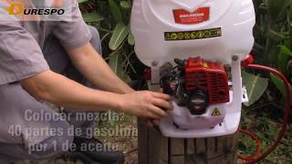 Fumigadora de espalda con motor tipo pistón Briggs amp Stratton [upl. by Ivers]