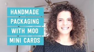 Improve your handmade packaging with moo mini cards [upl. by Ervine]