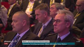 22 Europäischen Polizeikongress  Podiumsdiskussion am 200219 [upl. by Sikorski437]