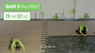 Parky wood parquet flooring Unifit x speed test vs Uniclic [upl. by Anazus320]