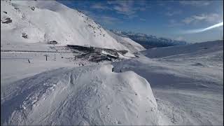 Skiing The Remarkables  Serpentine Blue Run [upl. by Hull]