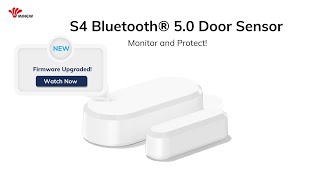 Minew S4 Bluetooth® 50 Door Sensor  Monitor and Protect [upl. by Ameerak]