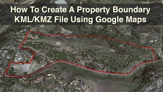 How To Create A Property Boundary KMLKMZ Using Google Maps [upl. by Varrian]