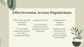 Cognitive stimulation therapy Video [upl. by Hull]