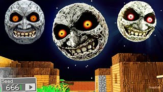 i Found Scary LUNAR MOON 😱 in Minecraft  Minecraft Lunar Moon [upl. by Forsta717]