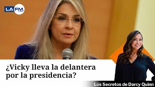 Vicky Dávila encuestas internas le darían la delantera de la carrera por la presidencia [upl. by Raddy]