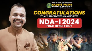 Breaking News🔥 NDA 1 2024 II Final Merit List Out 🧨 Congratulation to all Dear Selected Cadets [upl. by Gertrude]