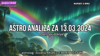 Astro Analiza za 13032024  Dani visokog napona su iza nas [upl. by Kcirtapnhoj773]