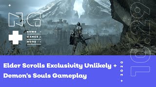 Elder Scrolls Exclusivity Unlikely  Demon’s Souls Gameplay  IGN News Live [upl. by Oinoitna]