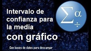 Intervalo de confianza para una media con grafico en SPSS  INTERPRETACION DE RESULTADOS PRACTICO [upl. by Refotsirc]