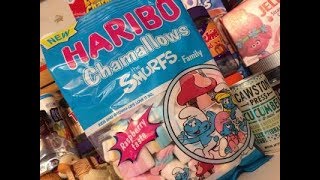 HARIBO Chamallows quot The Smurfs quot  Produit Belge [upl. by Kara]