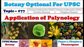 Palynology Palynology in Botany Palynology in Relation to Taxonomy Paleontology Lecture [upl. by Siseneg30]