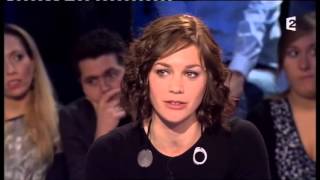 Nathalie Péchalat et Fabian Bourzat  On n’est pas couché 4 février 2012 ONPC [upl. by Adnamor]