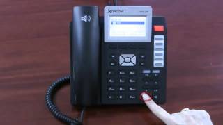 How to Redial a Call  Xorcom IP Phones Video Tutorial [upl. by Chrysler]