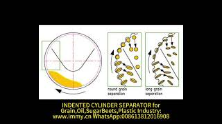 Indented Cylinder Separator in Integrated Flour mill Production EPC services provider wwwimmycn [upl. by Pollak]