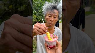 The kind old man ate chocolate ice cream with chili sauce watermelon ice cream eye candy [upl. by Nomolas]