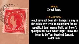 Hamilton  43 Your Obedient Servant  Lyrics [upl. by Pressey348]