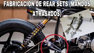 Fabricación de Rear Sets Cafe Racer [upl. by Ennaillek225]