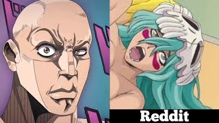 Anime vs Reddit Bleach Reddit vs Anime Rock Reaction anime bleach animeedit [upl. by Devad314]