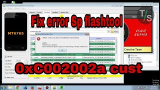 Fix sp flashtool error status sec img type mismatch 0xC002002a cust [upl. by Suiratnauq]