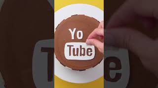 shorts Youtube Chocolate Fondant Cake Idea [upl. by Gnuhn]