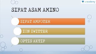 Asam Amino Kimia  SBMPTN UN SMA [upl. by Lebezej]