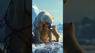 I found a bear caught in a fishing net sort sorts youtubeshorts bear [upl. by Nancie]