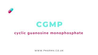 CGMP  Cyclic Guanosine Monophosphate  Pronunciation [upl. by Larrisa]