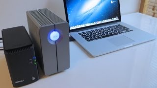 6TB RAID Drives Thunderbolt vs USB 30 Speed Test  Lacie vs Buffalo [upl. by Oiznun]