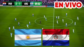 🔴 Argentina vs Paraguay EN VIVO Y EN DIRECTO  Eliminatorias FULL MATCH LIVE [upl. by Atnohs140]