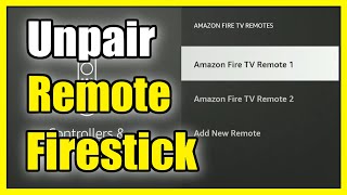 How to Unpair Firestick Remote amp Reset on Firestick 4k Max Easy Method [upl. by Utimer30]