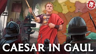 Caesar in Gaul  Roman History DOCUMENTARY [upl. by Zerline212]