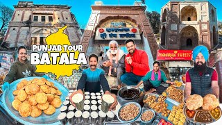 Punjab Tour Ep7  Punjab Breakfast Food  Batala Punjab  Punjabi Street Food [upl. by Terrag388]