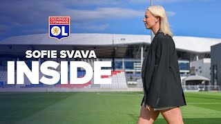 Les coulisses de larrivée de Sofie Svava  Olympique Lyonnais [upl. by Analram412]