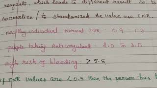 Prothrombin Time International Normalise RatioPT INR test [upl. by Ardnauq669]